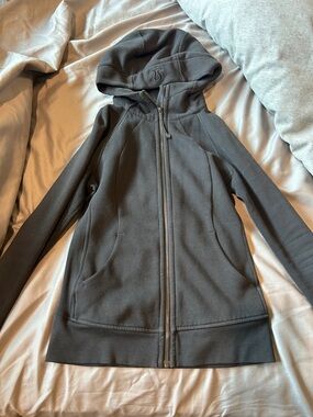 lululemon athletica black scuba Hooded Full-Zip Utility Jacket